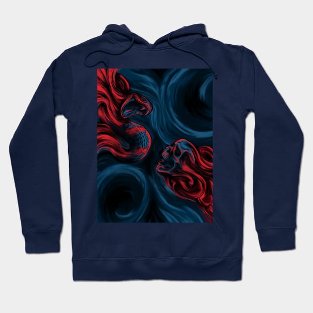 Skull & Snake Hoodie by FattoAMano